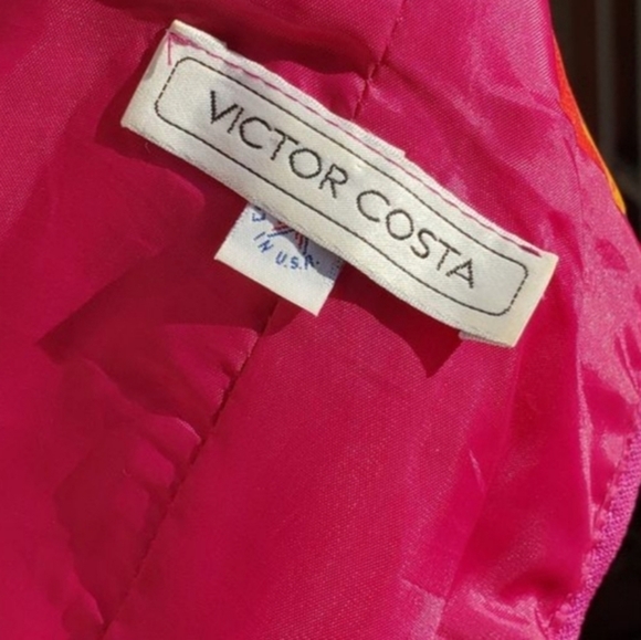 VINTAGE VICTOR ACOSTA GOURGUES DRESS SZ8 - Picture 4 of 4